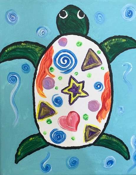 Paint and Snack Turtle