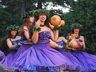Barefoot Hawaiian Dancers